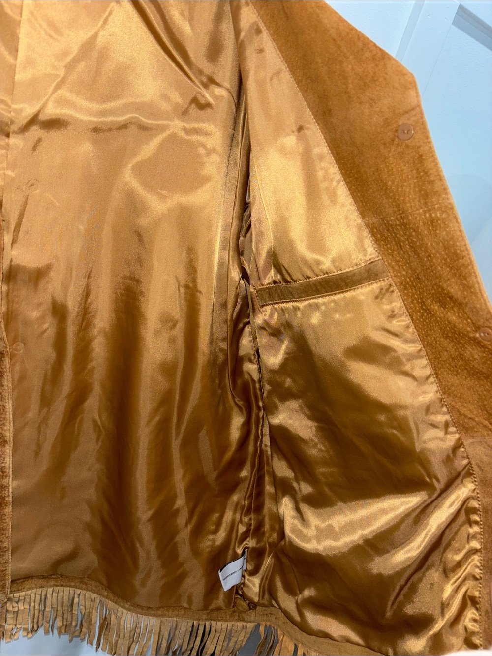 Marlboro Brown Suede Fringed Jacket - Picture 5 of 8